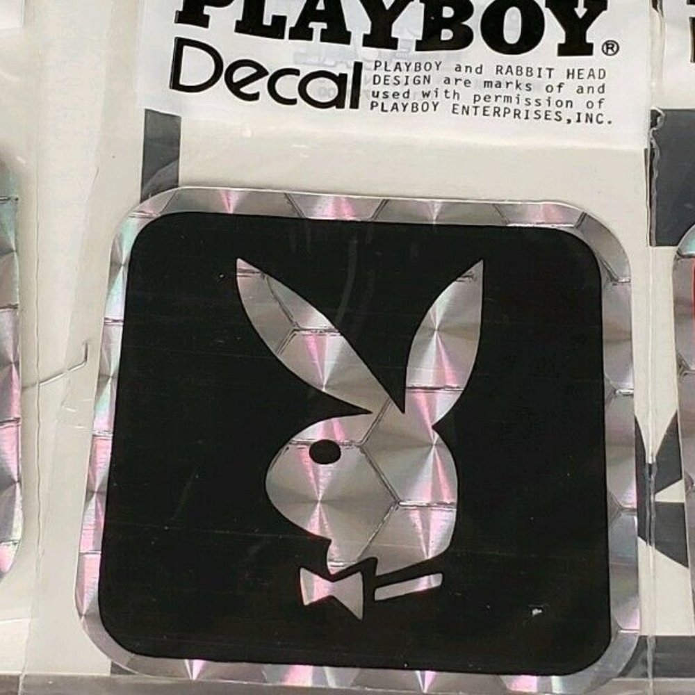 COPY - COPY - Vintage wrapped playboy prism decals licensed